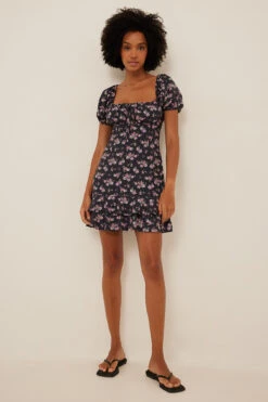 Robe Mini Nouée -Lady Doux Soldes Magasin nakd tie details mini dress 1014 001478 8476 1846