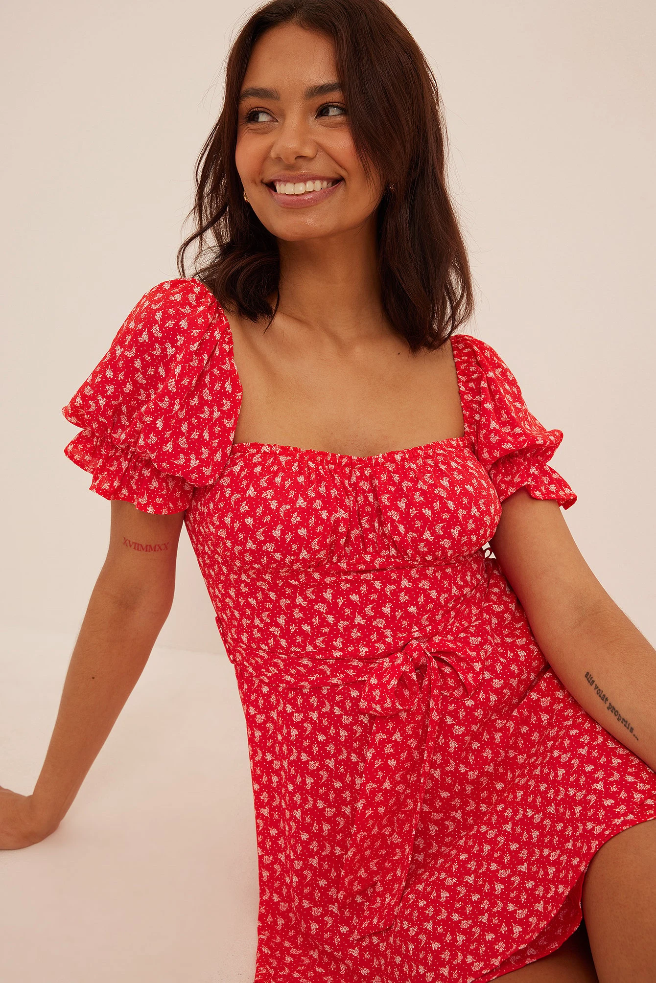 Mini Robe Taille Nouée 8 Mini Robe Taille Nouée – Image 8