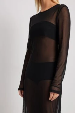 Robe Mi-longue En Maille -Lady Doux Soldes Magasin nakd tight mesh midi dress 1017 002197 0002 34189 copy 1