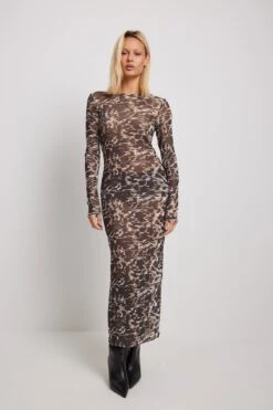 Robe Mi-longue En Maille -Lady Doux Soldes Magasin nakd tight mesh midi dress 1017 002197 0141 34091 1