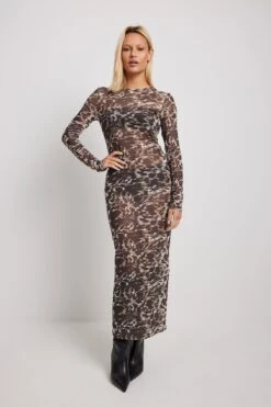 Robe Mi-longue En Maille -Lady Doux Soldes Magasin nakd tight mesh midi dress 1017 002197 0141 34115 1