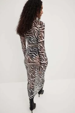 Robe Mi-longue En Maille -Lady Doux Soldes Magasin nakd tight mesh midi dress 1017 002197 0142 13591 1