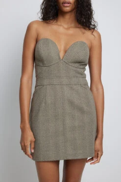 Robe En Tweed -Lady Doux Soldes Magasin nakd tweed dress 1708 000166 0010 9283