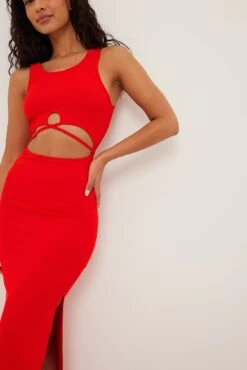 Robe Mi-longue En Maille Torsadée -Lady Doux Soldes Magasin nakd twist rib midi dress 1018 008532 0004 0817