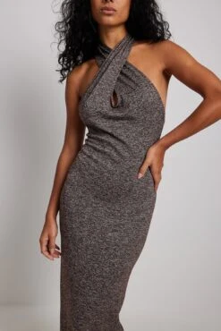 Robe Longue à Détail Torsadé -Lady Doux Soldes Magasin nakd twsit detail long dress 1749 000041 0017 2856