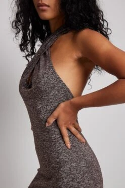 Robe Longue à Détail Torsadé -Lady Doux Soldes Magasin nakd twsit detail long dress 1749 000041 0017 2863