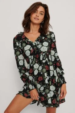 Robe Mini Ă Volants