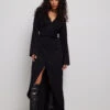 NA-KD Robe Longue à Détail Au Niveau De La Taille