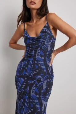 Maxi Robe En Maille 7 Maxi Robe En Maille -Lady Doux Soldes Magasin nakd waterfall mesh maxi dress 1018 010268 0796 8256