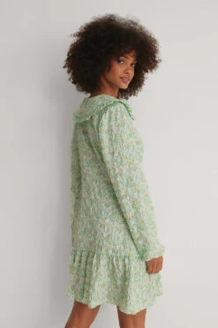 Robe Mini à Col Large 6 Robe Mini à Col Large -Lady Doux Soldes Magasin nakd wide collar mini dress 1014 001228 2495 02k