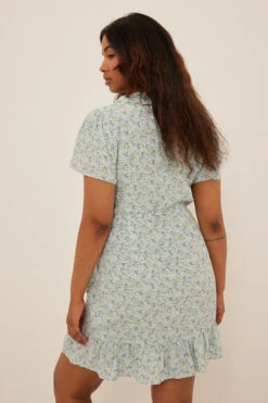 NA-KD Robe Mini Portefeuille -Lady Doux Soldes Magasin nakd wrap mini dress 1100 006142 2196 04