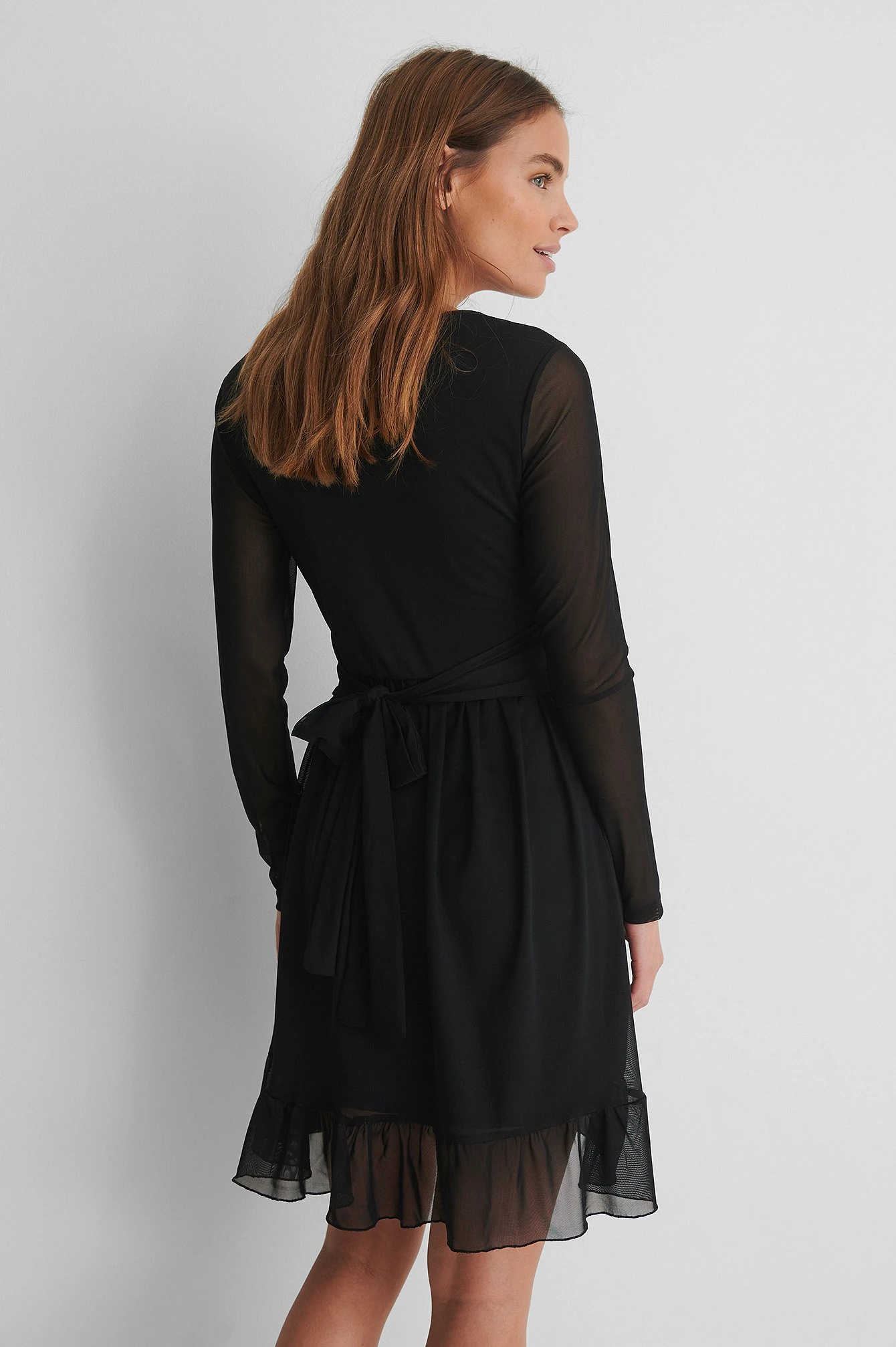 NA-KD Robe Cache-Cœur À Nouer En Maille 2 NA-KD Robe Cache-Cœur À Nouer En Maille – Image 2