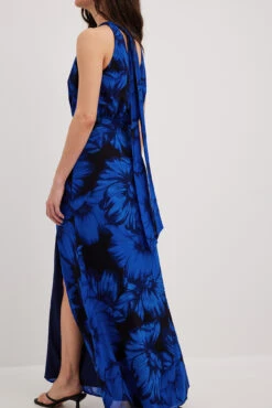 Robe Portefeuille Longue à Col En V -Lady Doux Soldes Magasin nakd wrap v neck maxi dress 1017 002227 0955 16963