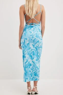 Robe Longue à Col Bénitier -Lady Doux Soldes Magasin nakdcowl neck maxi dress 1017 001905 4329 29223 1