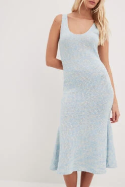 Robe En Tissu Mélangé Avec Bas Fluide 15 Robe En Tissu Mélangé Avec Bas Fluide -Lady Doux Soldes Magasin nakdflowy bottom melange dress 1018 010280 0047 15332