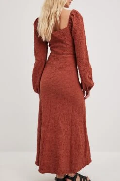 Robe Mi-longue Structurée à Armatures -Lady Doux Soldes Magasin nakdstructured cups midi dress 1014 001330 0732 29432 1