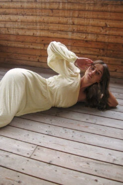 Robe Longue Asymétrique à Manche Ballon -Lady Doux Soldes Magasin one balloon sleeve maxi dress 1736 000608 5371 editorial