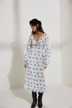 Robe Midi Dos Ouvert -Lady Doux Soldes Magasin open back detail midi dress 1797 000017 0529 creative