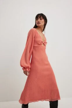 Robe Midi Dos Ouvert -Lady Doux Soldes Magasin open back detail midi dress 1797 000017 0555 7070