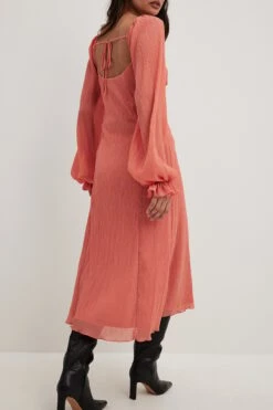 Robe Midi Dos Ouvert -Lady Doux Soldes Magasin open back detail midi dress 1797 000017 0555 7123 copy