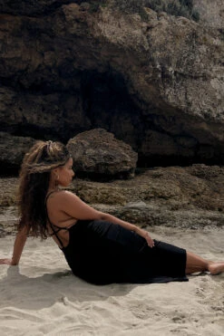 Robe Dos Ouvert -Lady Doux Soldes Magasin open back jersey dress 1754 000009 0002 02