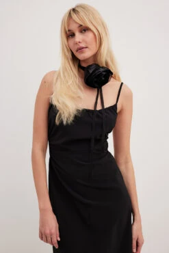 NA-KD Robe Longue à Dos Ouvert -Lady Doux Soldes Magasin open back maxi dress 1100 006189 0002 2174