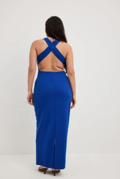 NA-KD Robe Longue En Jersey à Dos Ouvert 15 NA-KD Robe Longue En Jersey à Dos Ouvert -Lady Doux Soldes Magasin open back maxi jersey dress 1100 007299 0003 39243