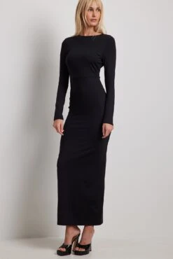 Robe Longue à Dos Ouvert 7 Robe Longue à Dos Ouvert -Lady Doux Soldes Magasin open back strappy maxi dress 1018 010201 00021742