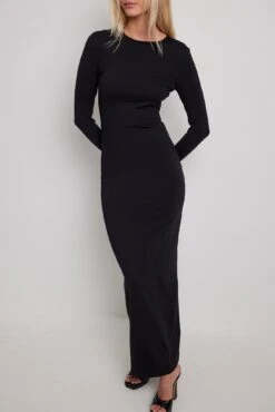 Robe Longue à Dos Ouvert 9 Robe Longue à Dos Ouvert -Lady Doux Soldes Magasin open back strappy maxi dress 1018 010201 00021758