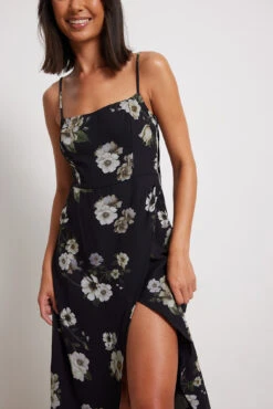 Robe Mi-longue Avec Jupe Portefeuille 6 Robe Mi-longue Avec Jupe Portefeuille -Lady Doux Soldes Magasin overlap skirt part midi dress 1014 001464 92473766