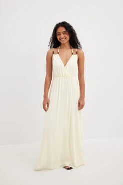 Robe Structurée En Mousseline Avec Perles 6 Robe Structurée En Mousseline Avec Perles -Lady Doux Soldes Magasin pearl details structure chiffon dress 1014 001531 027112769 recovered