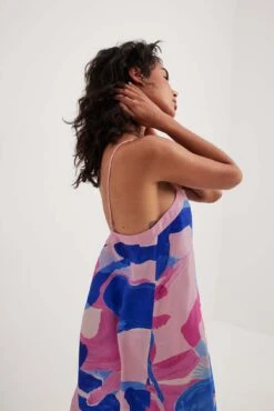 Robe Mi-longue Imprimée Ample -Lady Doux Soldes Magasin printed loose midi dress 1686 000165 020630626