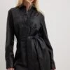 Robe Mini Faux Cuir