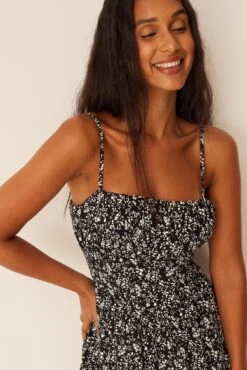 Mini Robe à Détails Volants -Lady Doux Soldes Magasin recycled frill detail mini dress 1659 000067 3100 03