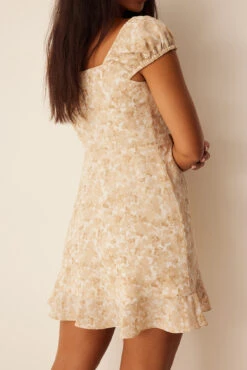 Robe Mini Recyclée -Lady Doux Soldes Magasin recycled ruched sleeve mini dress 1659 000056 9834 04