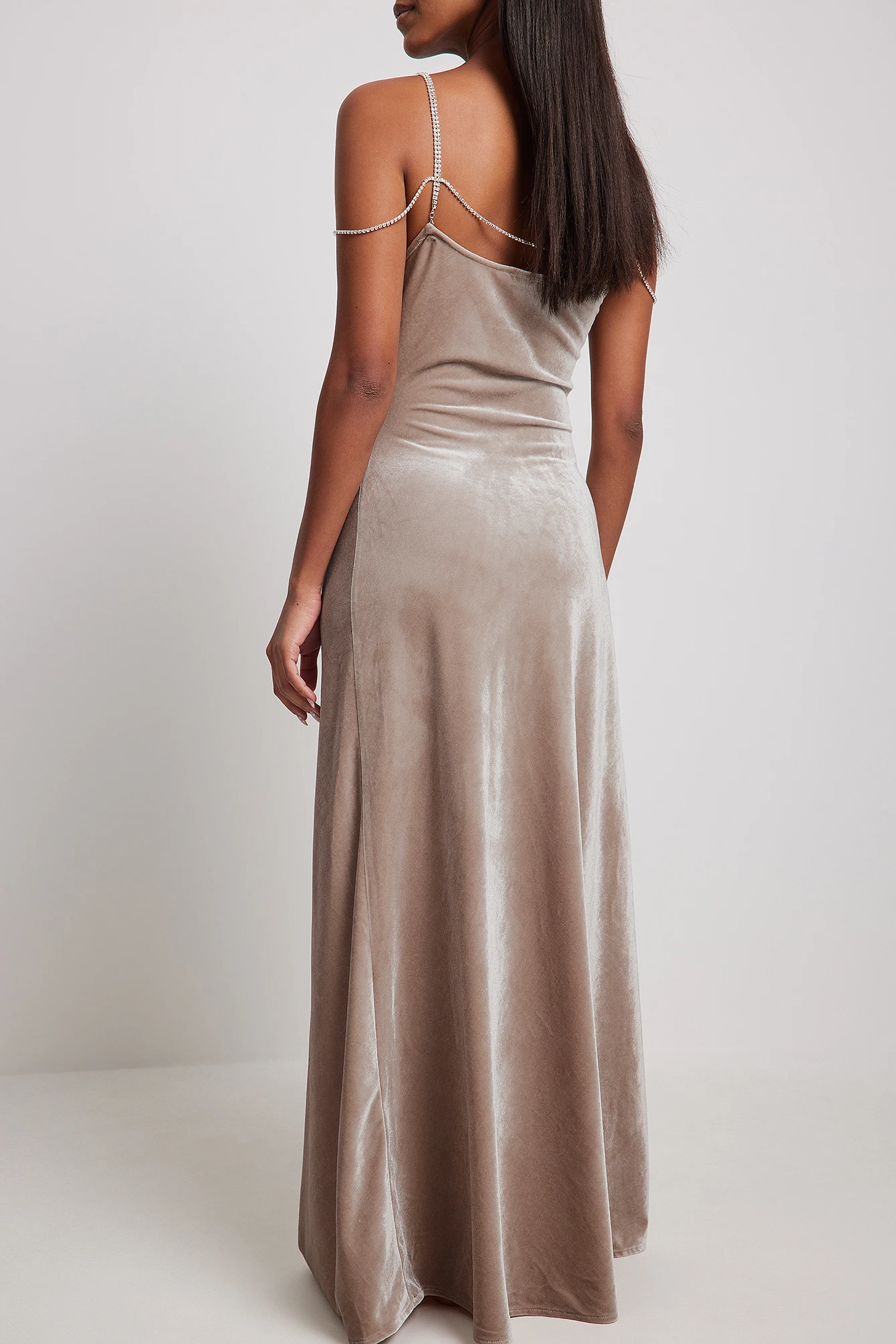 Robe En Velours à Strass 6 Robe En Velours à Strass – Image 6