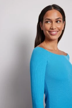 Robe Mi-longue Côtelée à épaules Nues -Lady Doux Soldes Magasin rib bare shoulder midi dress 1044 000220 00036604 1