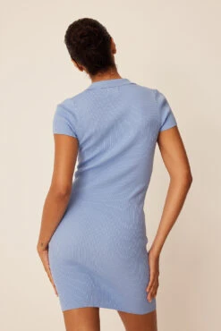 Mini Robe Côtelée 13 Mini Robe Côtelée -Lady Doux Soldes Magasin ribbed mini dress 1749 000064 00471705