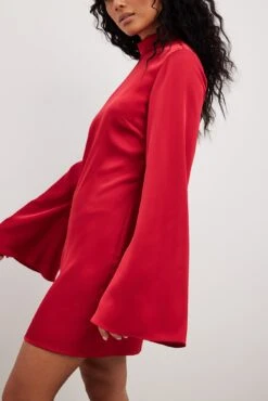 Robe Mini Fluide -Lady Doux Soldes Magasin rose details flowy maxi dress 1017 002137 000420535