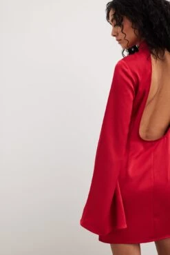 Robe Mini Fluide -Lady Doux Soldes Magasin rose details flowy maxi dress 1017 002137 000420557