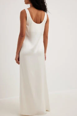 Maxi Robe Satin Droite -Lady Doux Soldes Magasin straight satin midi dress 1727 000141 1096 15974