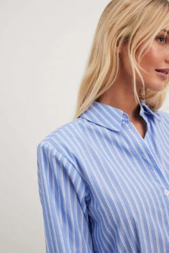 Robe Chemise à Rayures 10 Robe Chemise à Rayures -Lady Doux Soldes Magasin striped shirt dress 1594 000762 441723814