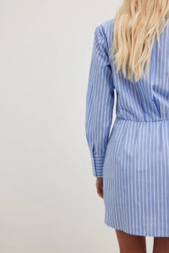 Robe Chemise à Rayures 8 Robe Chemise à Rayures -Lady Doux Soldes Magasin striped shirt dress 1594 000762 441723822