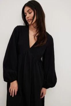 Robe Longue Structurée Fluide -Lady Doux Soldes Magasin structured flowy maxi dress 1014 001606 000222466