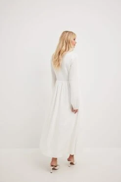 Robe Longue Structurée Fluide -Lady Doux Soldes Magasin structured flowy maxi dress 1014 001606 0001 03