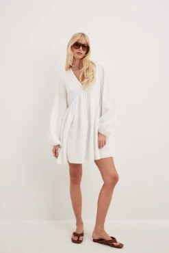 Robe Mini Fluide Structurée 6 Robe Mini Fluide Structurée -Lady Doux Soldes Magasin structured flowy mini dress 1014 001607 0001 30436 copy 01c