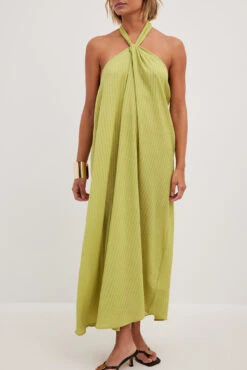 Robe Mi-longue Dos Nu Structurée 18 Robe Mi-longue Dos Nu Structurée -Lady Doux Soldes Magasin structured halterneck midi dress 1017 002241 9744 1986