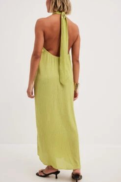 Robe Mi-longue Dos Nu Structurée 17 Robe Mi-longue Dos Nu Structurée -Lady Doux Soldes Magasin structured halterneck midi dress 1017 002241 9744 2022