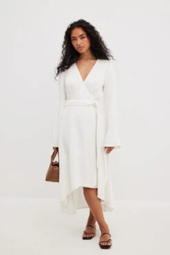 Robe Structurée à Dos Long Et Taille Nouée -Lady Doux Soldes Magasin structured longer back tie waist dress 1014 001576 000112288