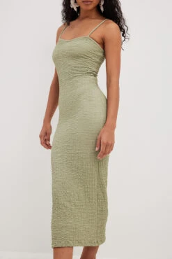 Robe Mi-longue Structurée à Bretelles -Lady Doux Soldes Magasin structured midi strap dress 1018 010395 005212692